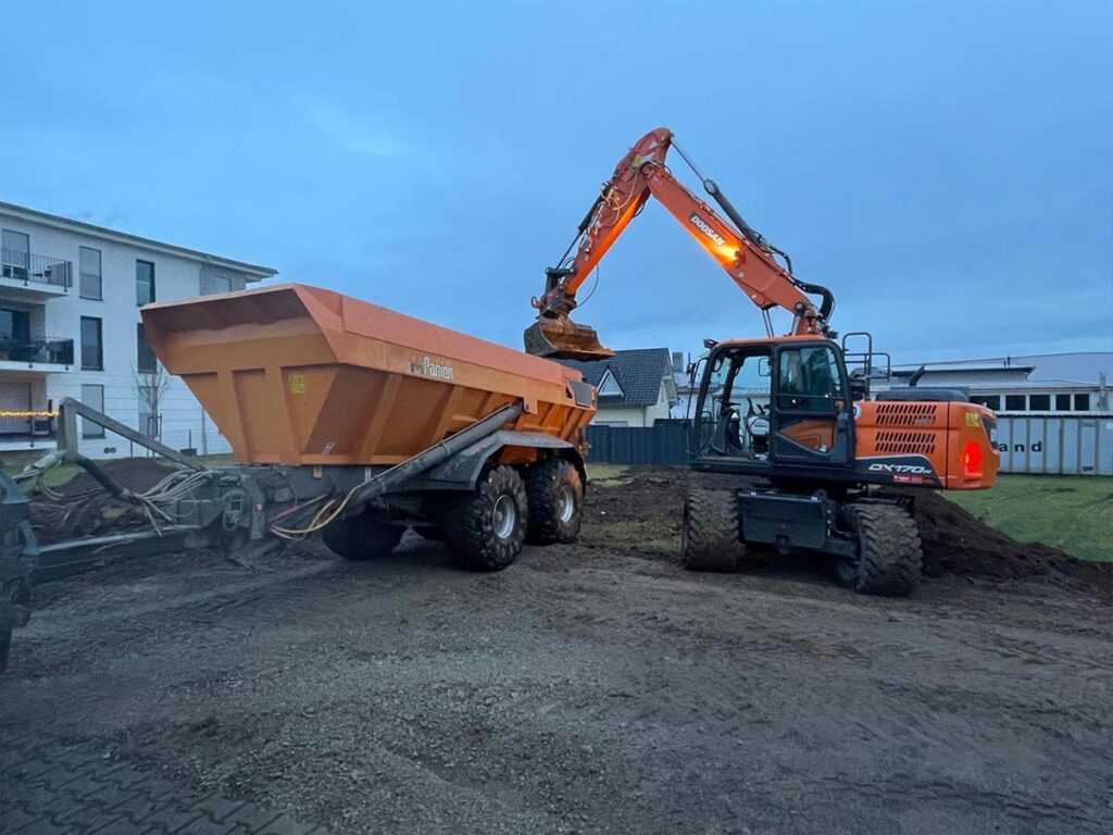 Baggerabeiten und Erdarbeiten