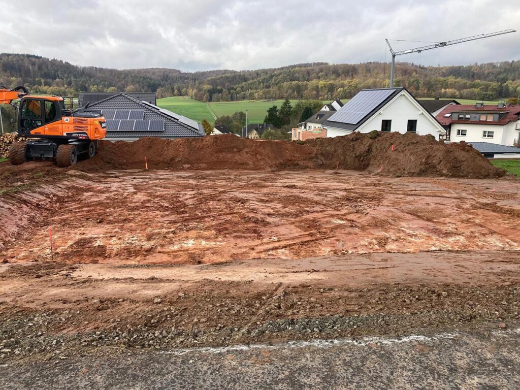 Baggerabeiten und Erdarbeiten